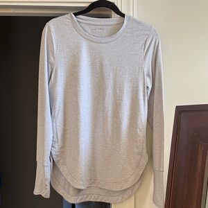 Athleta Gray Heathered Top